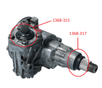 211 415 109A Dichtmanschette VW T2b, Lenkgetriebe T2b Dichtung, Faltenbalg Lenkung T2b, 211415109A, VW Bus T2 Ersatzteile Lenkung